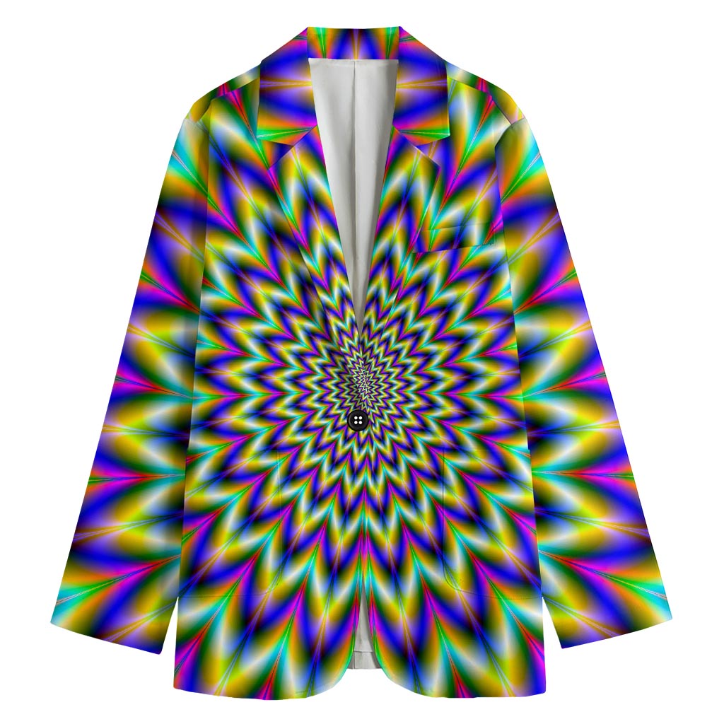 Twinkle Psychedelic Optical Illusion Women's Blazer
