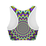 Twinkle Psychedelic Optical Illusion Women's Sports Bra