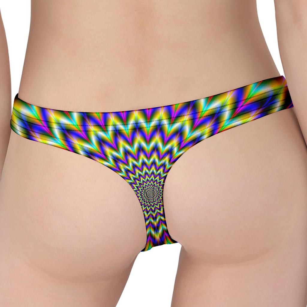 Twinkle Psychedelic Optical Illusion Women's Thong