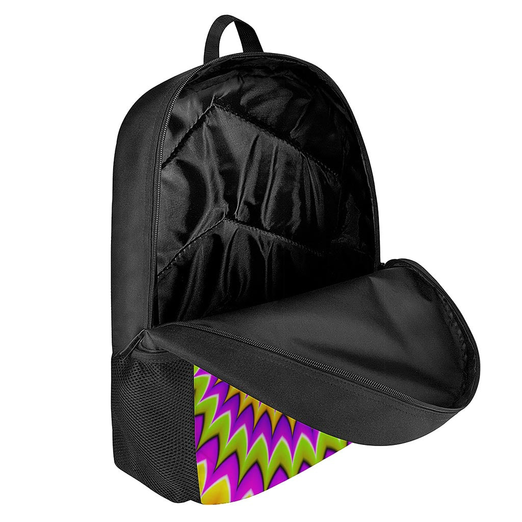 Twisted Colors Moving Optical Illusion 17 Inch Backpack