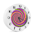 Twisted Colors Moving Optical Illusion Alarm Clock
