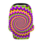 Twisted Colors Moving Optical Illusion Baby Seat Cover