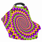 Twisted Colors Moving Optical Illusion Baby Seat Cover
