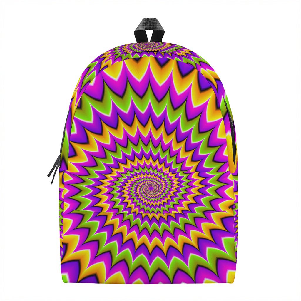 Twisted Colors Moving Optical Illusion Backpack