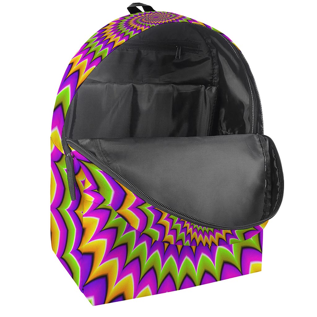 Twisted Colors Moving Optical Illusion Backpack