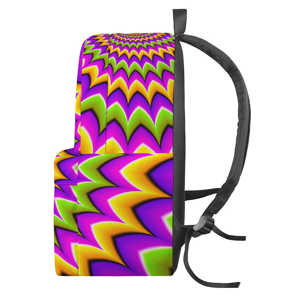 Twisted Colors Moving Optical Illusion Backpack