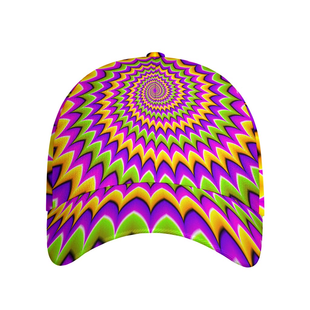 Twisted Colors Moving Optical Illusion Baseball Cap