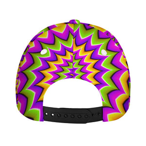 Twisted Colors Moving Optical Illusion Baseball Cap