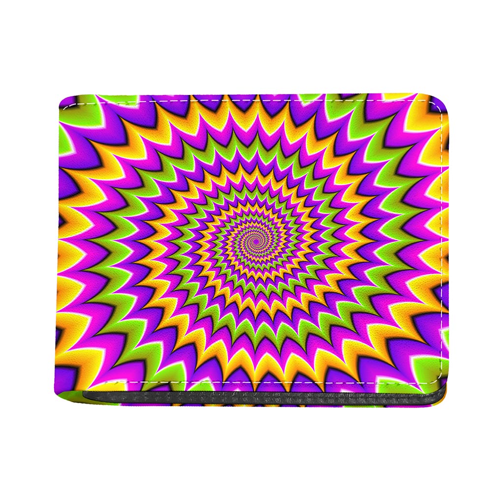 Twisted Colors Moving Optical Illusion Bifold Wallet