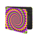 Twisted Colors Moving Optical Illusion Bifold Wallet