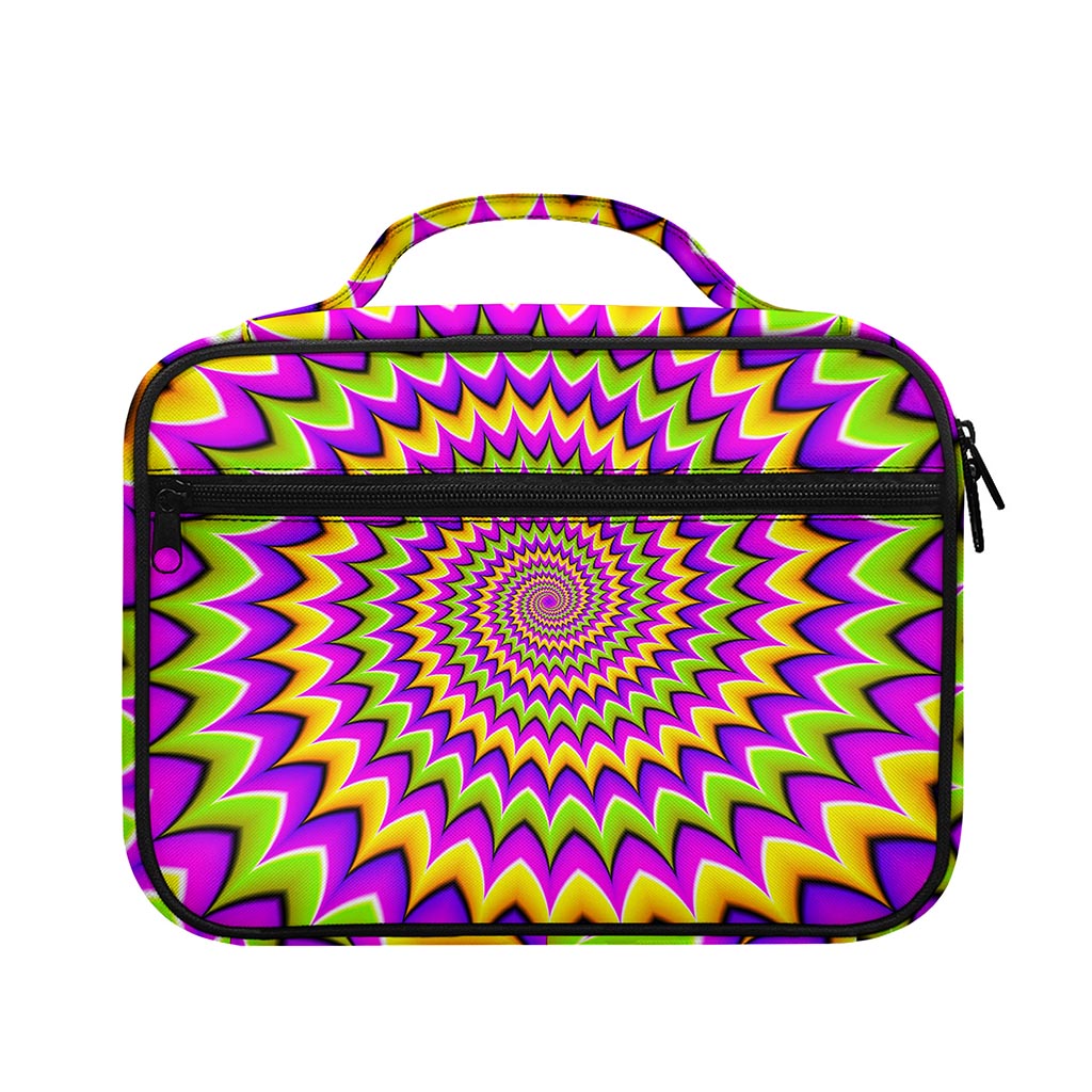 Twisted Colors Moving Optical Illusion Briefcase Bible Bag