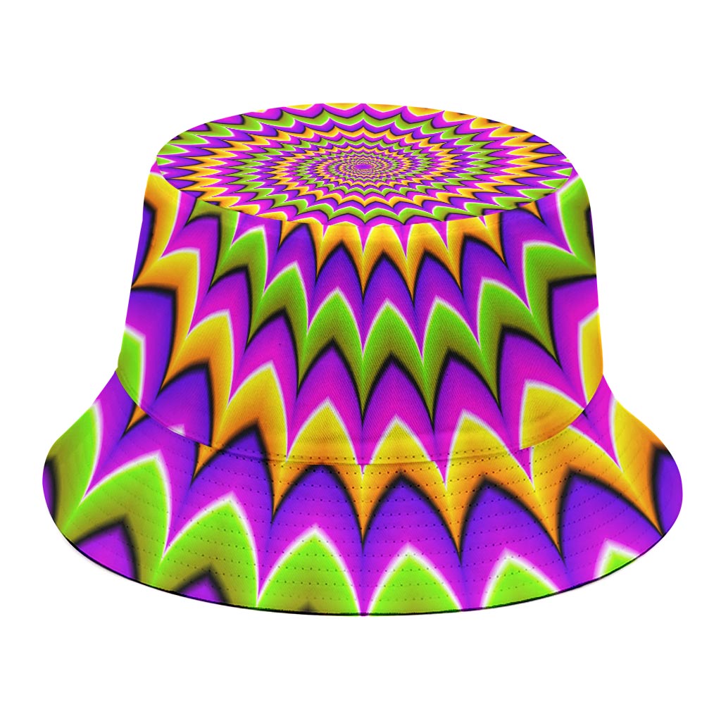 Twisted Colors Moving Optical Illusion Bucket Hat