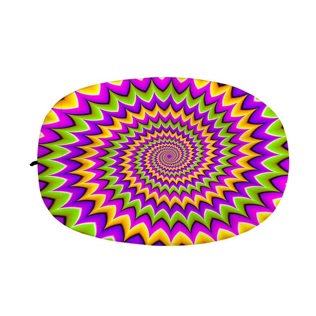 Twisted Colors Moving Optical Illusion Car Side Mirror Covers