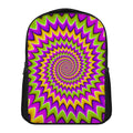 Twisted Colors Moving Optical Illusion Casual Backpack