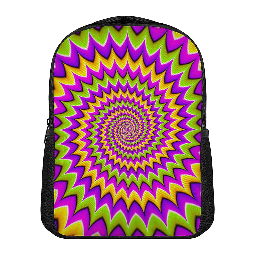 Twisted Colors Moving Optical Illusion Casual Backpack