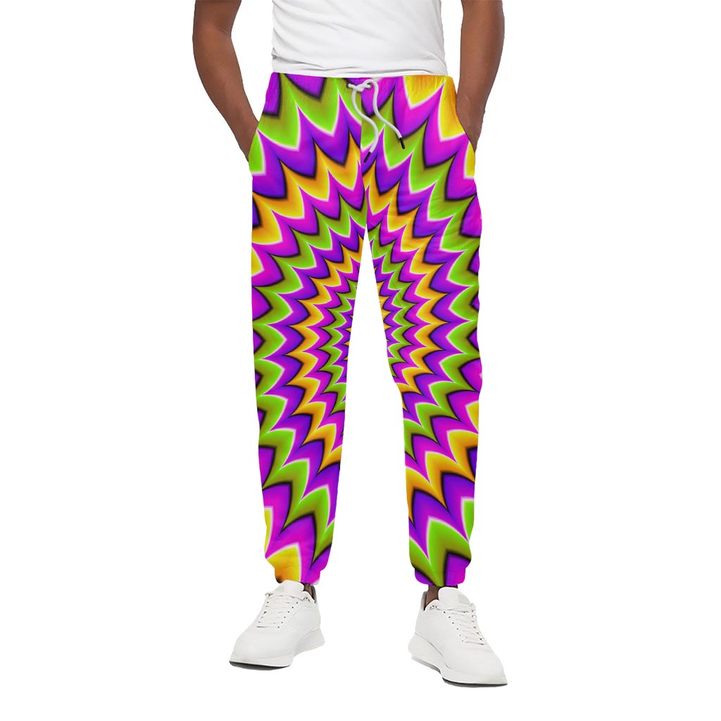 Twisted Colors Moving Optical Illusion Cotton Pants