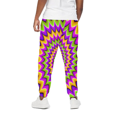 Twisted Colors Moving Optical Illusion Cotton Pants