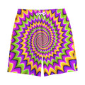 Twisted Colors Moving Optical Illusion Cotton Shorts