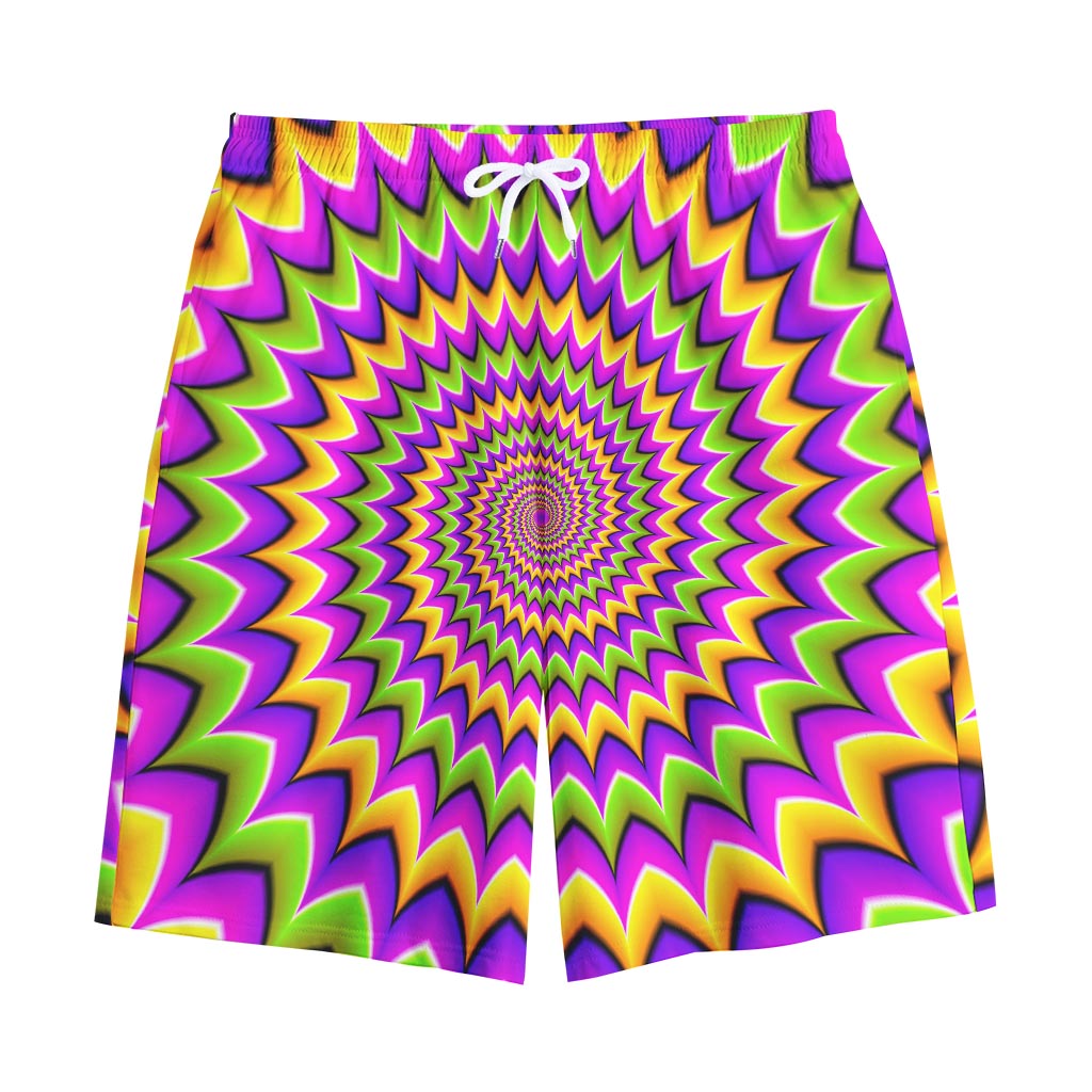 Twisted Colors Moving Optical Illusion Cotton Shorts