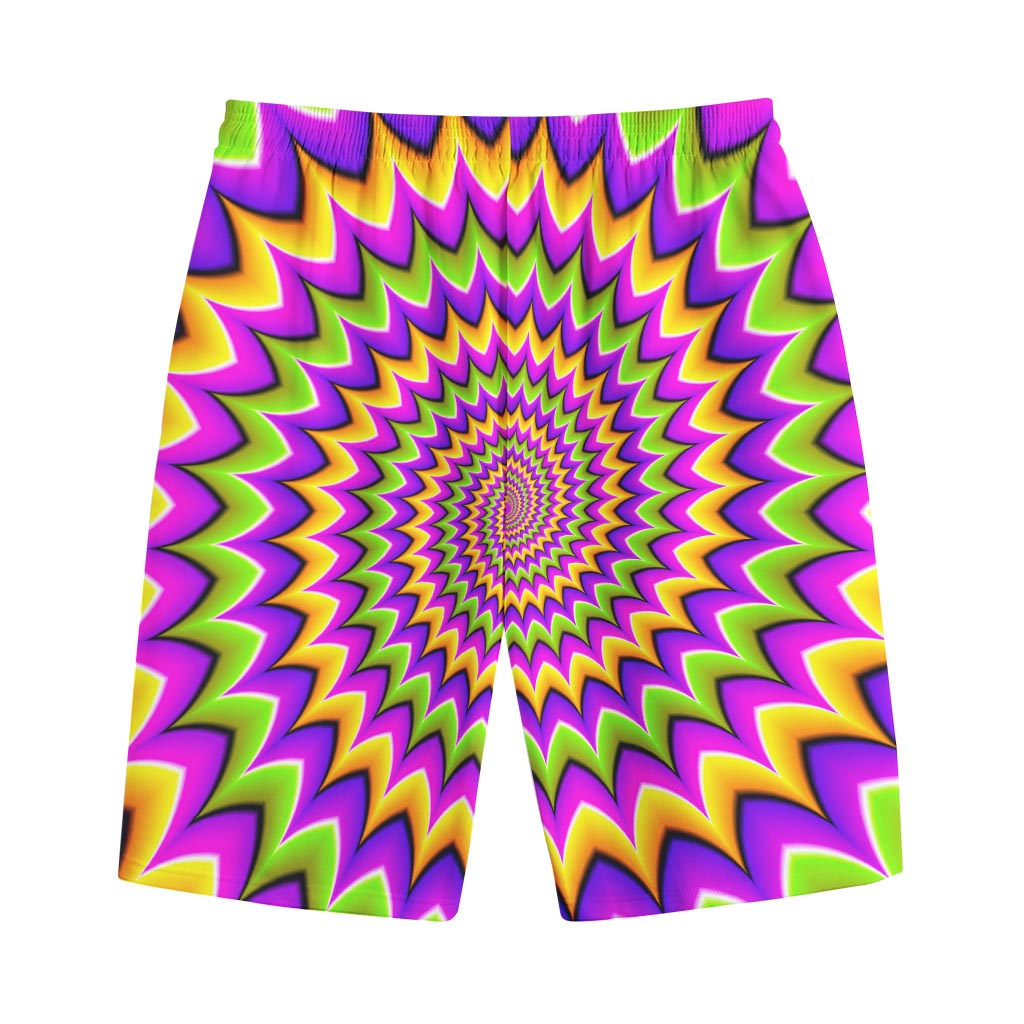 Twisted Colors Moving Optical Illusion Cotton Shorts
