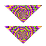 Twisted Colors Moving Optical Illusion Dog Bandana