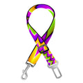 Twisted Colors Moving Optical Illusion Dog Seat Belt