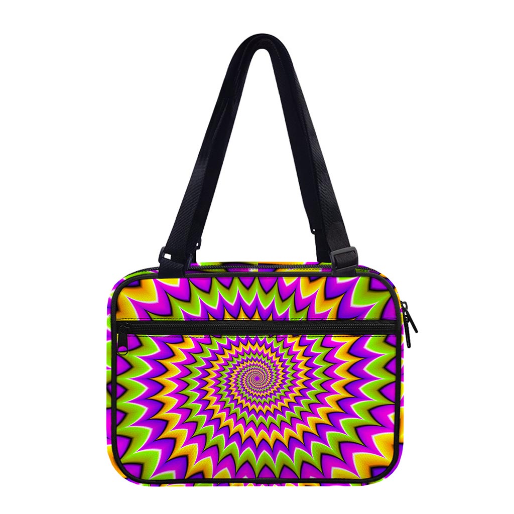 Twisted Colors Moving Optical Illusion Double Strap Bible Bag