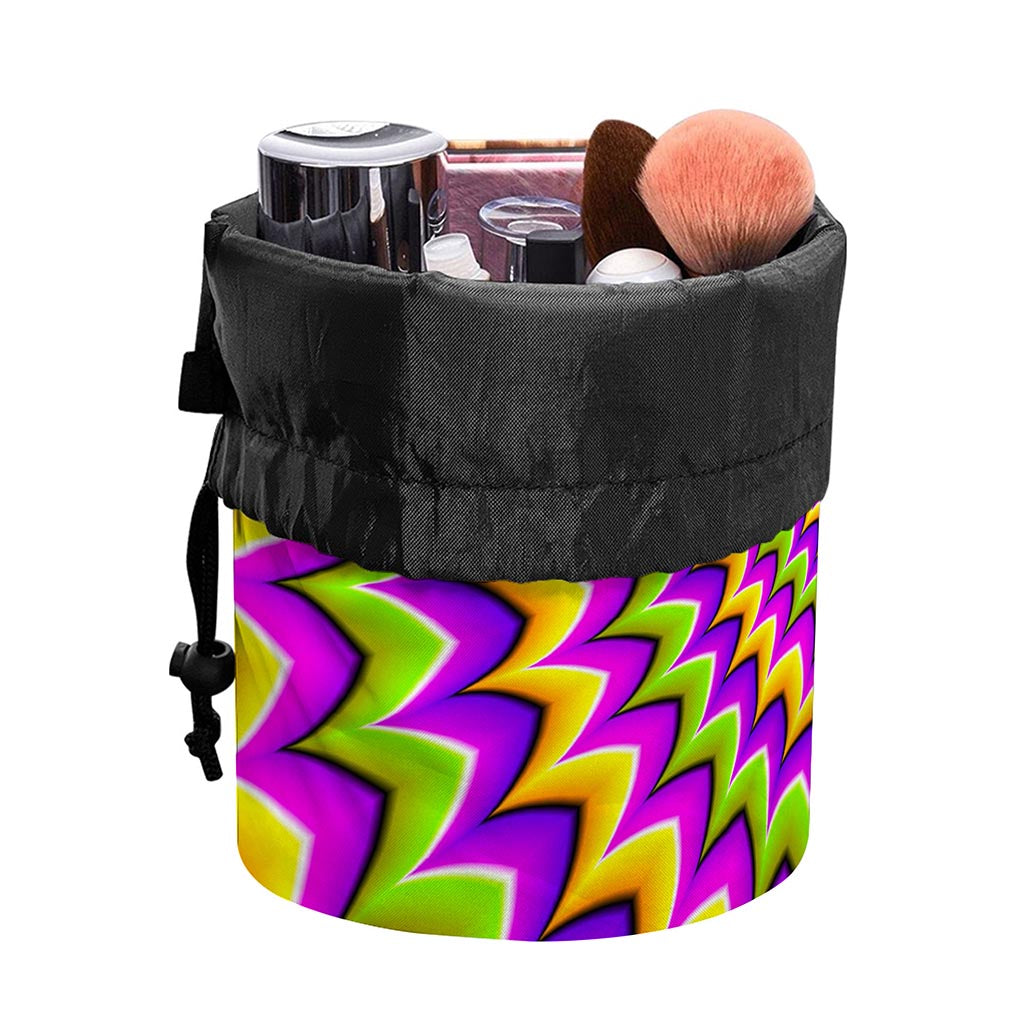 Twisted Colors Moving Optical Illusion Drawstring Makeup Bag