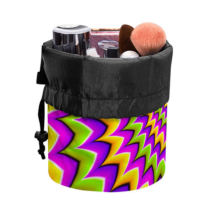 Twisted Colors Moving Optical Illusion Drawstring Makeup Bag