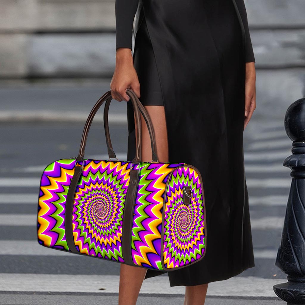 Twisted Colors Moving Optical Illusion Duffle Bag