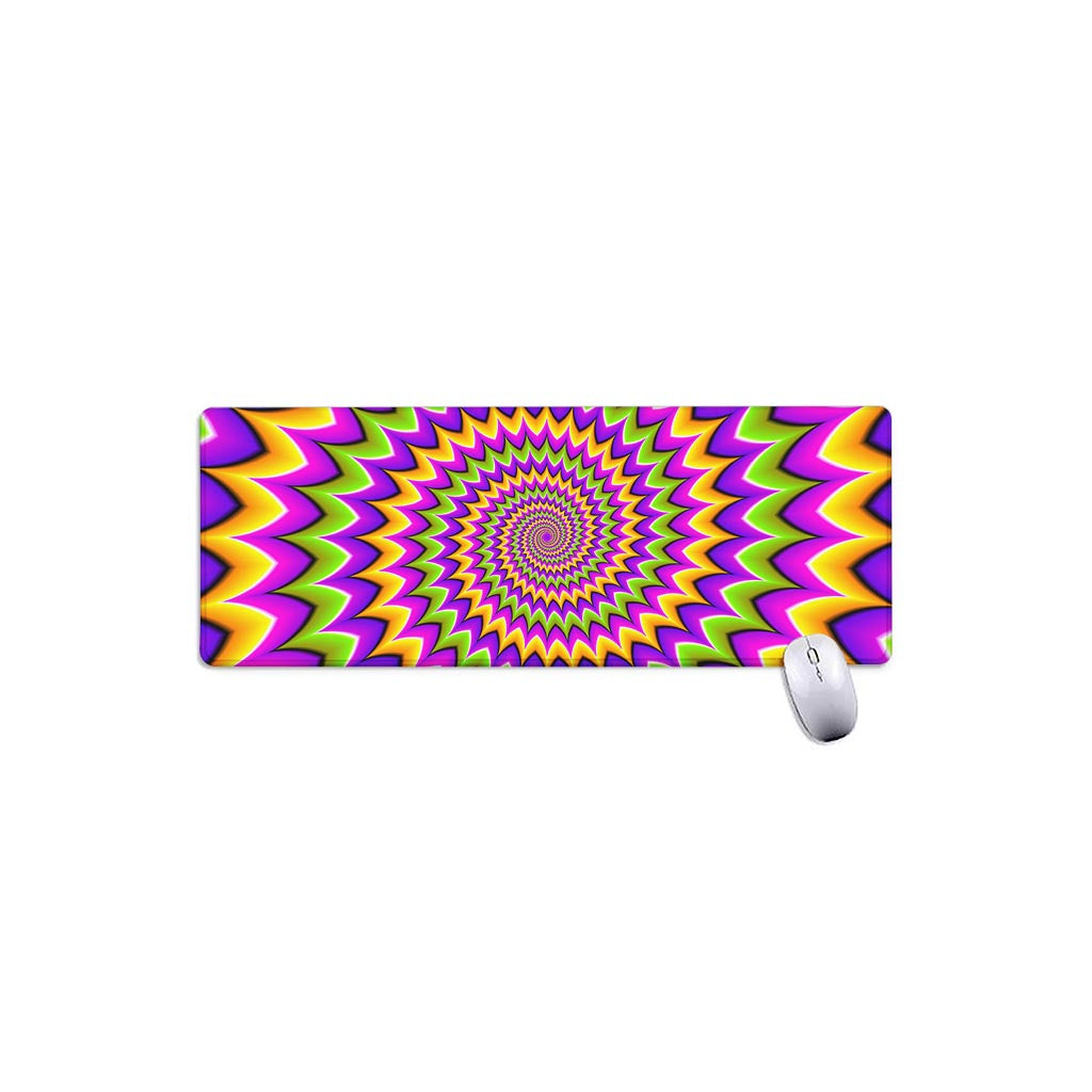 Twisted Colors Moving Optical Illusion Extended Mouse Pad