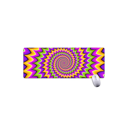Twisted Colors Moving Optical Illusion Extended Mouse Pad