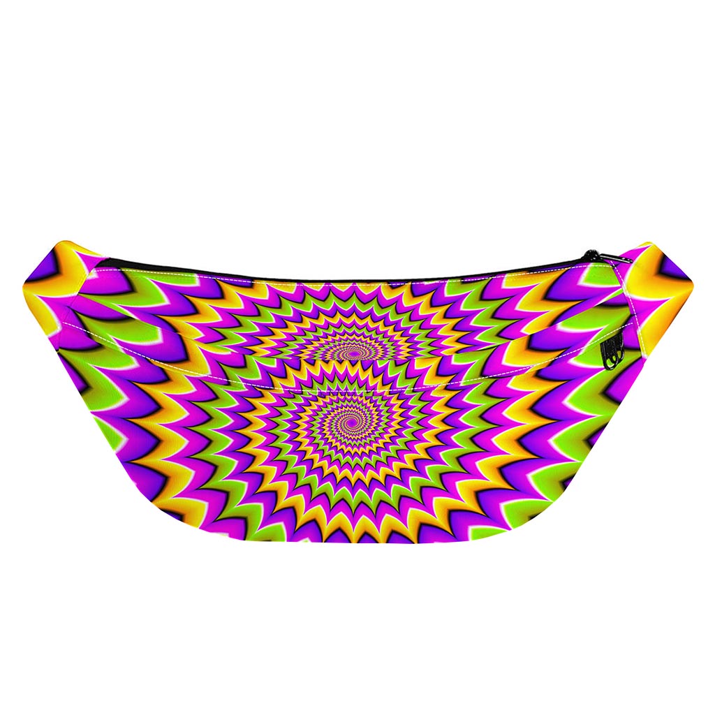 Twisted Colors Moving Optical Illusion Fanny Pack
