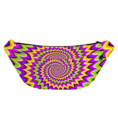 Twisted Colors Moving Optical Illusion Fanny Pack