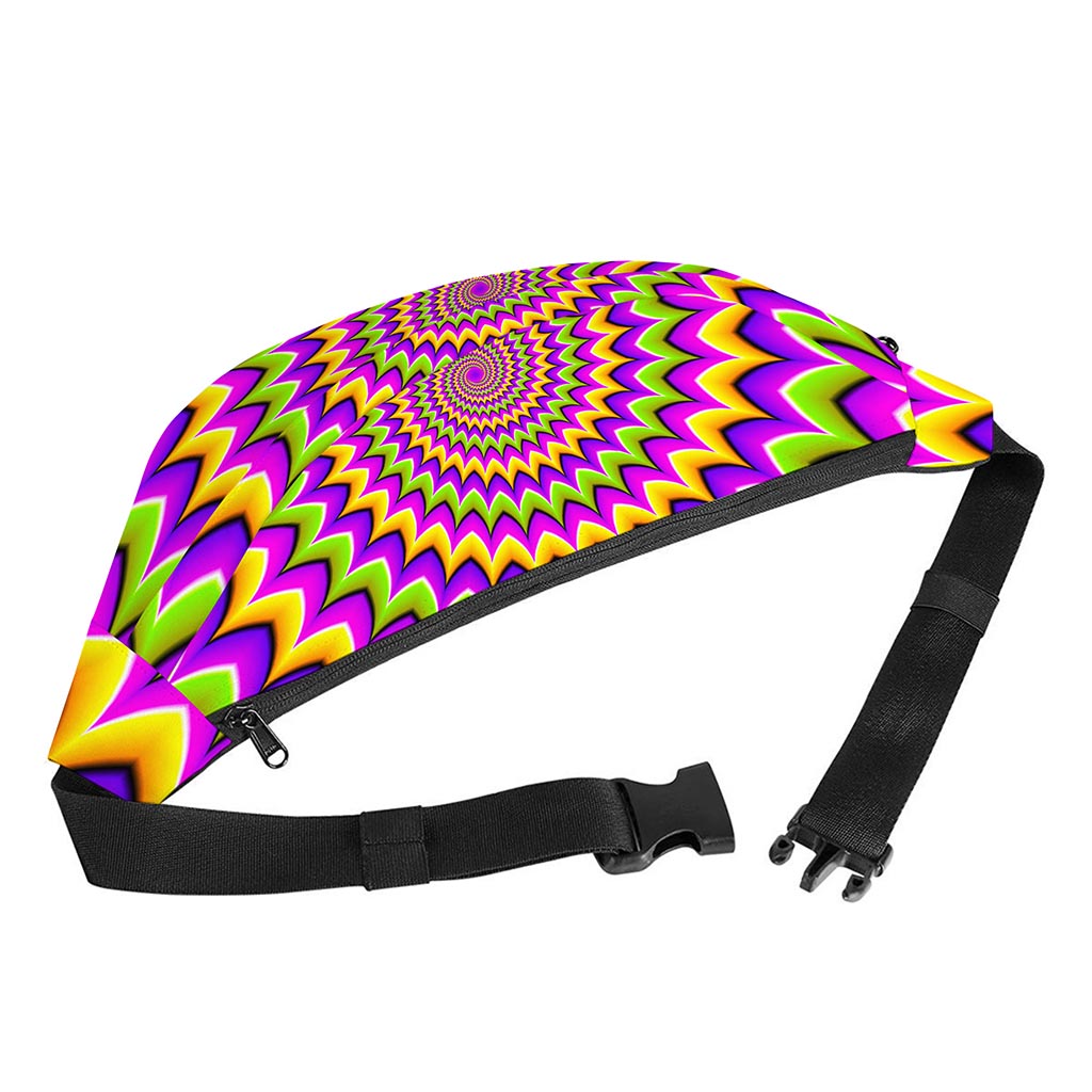Twisted Colors Moving Optical Illusion Fanny Pack
