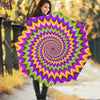 Twisted Colors Moving Optical Illusion Foldable Umbrella