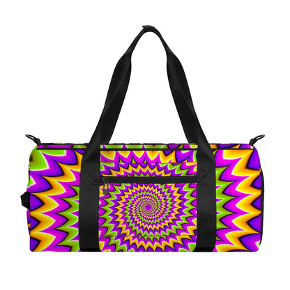 Twisted Colors Moving Optical Illusion Gym Bag