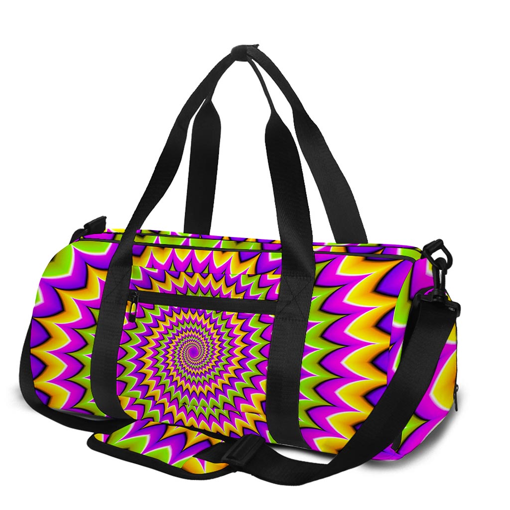 Twisted Colors Moving Optical Illusion Gym Bag