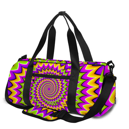 Twisted Colors Moving Optical Illusion Gym Bag