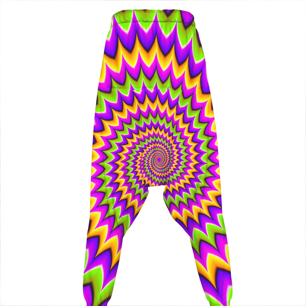 Twisted Colors Moving Optical Illusion Hammer Pants