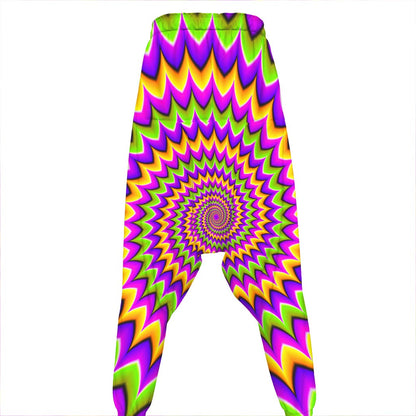 Twisted Colors Moving Optical Illusion Hammer Pants