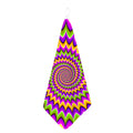 Twisted Colors Moving Optical Illusion Hand Towel