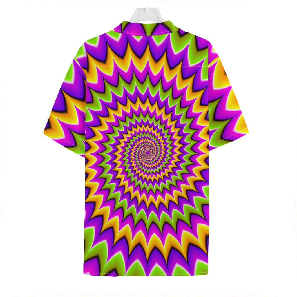 Twisted Colors Moving Optical Illusion Hawaiian Shirt