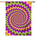 Twisted Colors Moving Optical Illusion House Flag