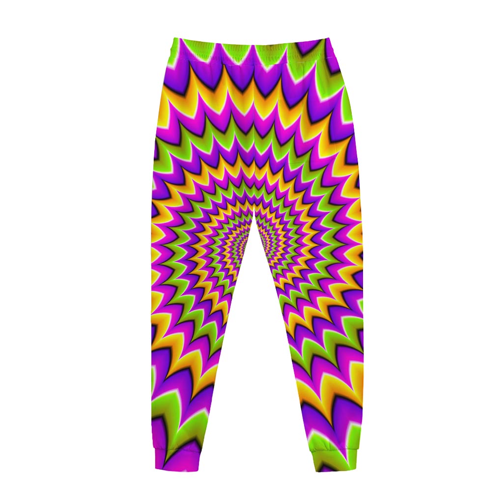Twisted Colors Moving Optical Illusion Jogger Pants
