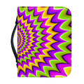 Twisted Colors Moving Optical Illusion Leather Bible Cover