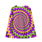 Twisted Colors Moving Optical Illusion Long Sleeve Short Coat