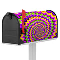 Twisted Colors Moving Optical Illusion Mailbox Cover