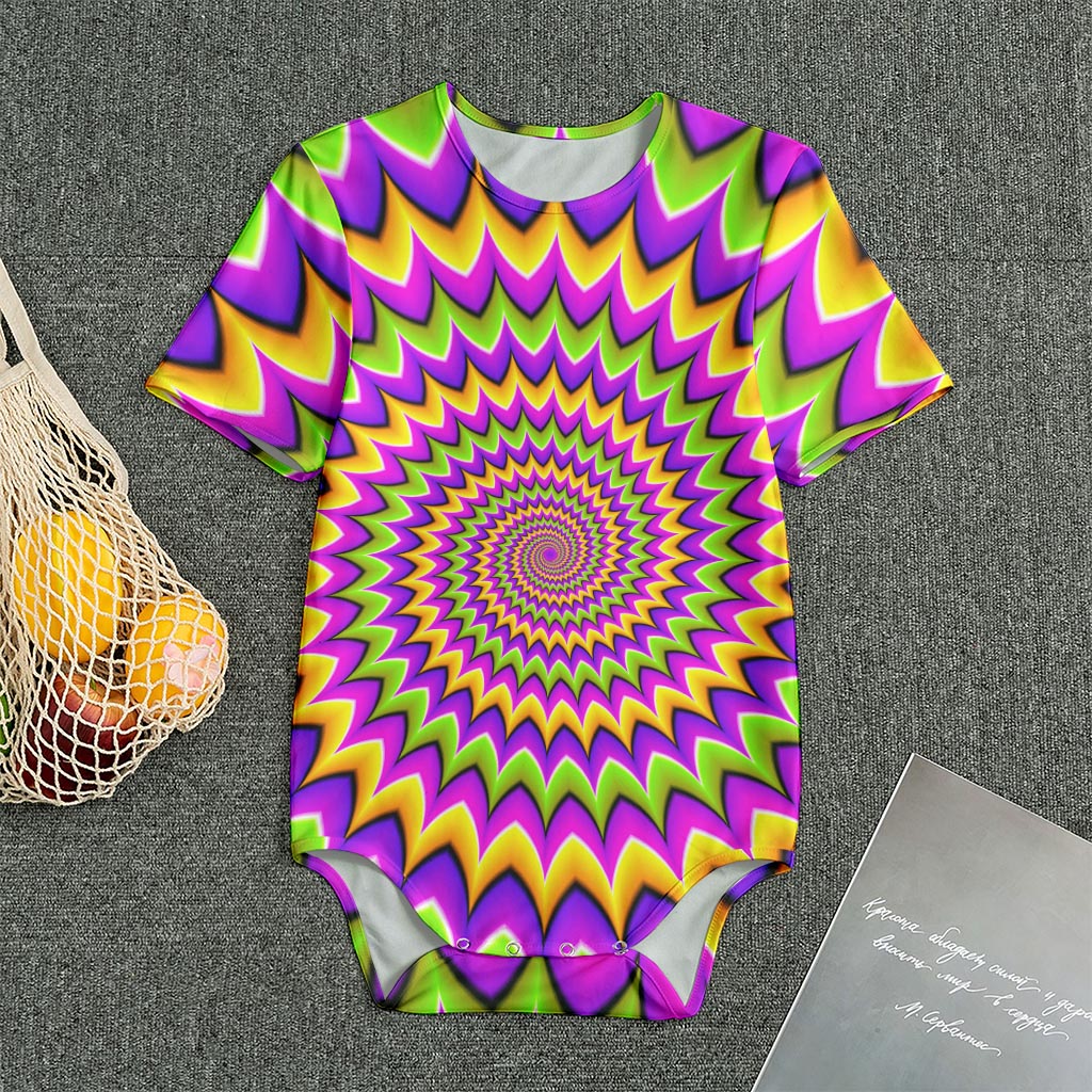 Twisted Colors Moving Optical Illusion Men's Bodysuit
