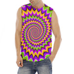 Twisted Colors Moving Optical Illusion Men's Fitness Tank Top